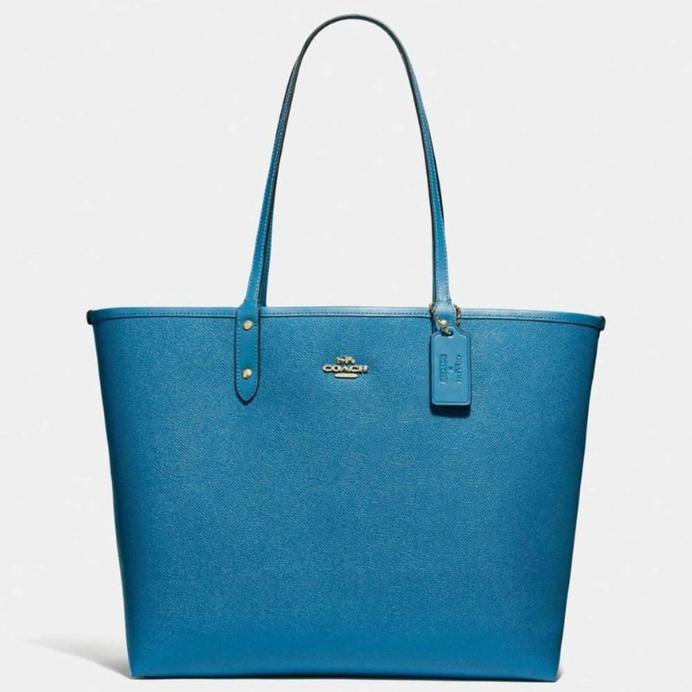 Coach Leather Reversible Tote